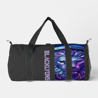Royal black Lyon 53 T-Shirt Duffle Bag