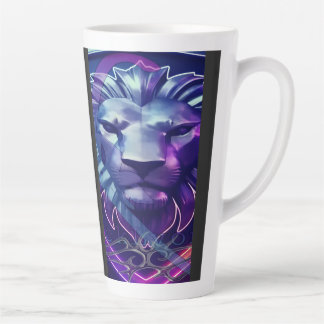 Royal black Lyon 53 T-Shirt Latte Mug