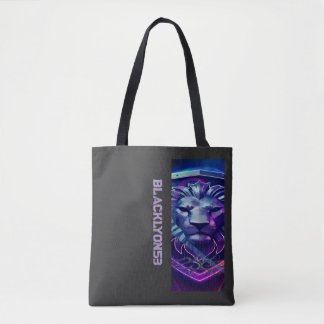 Royal black Lyon 53 T-Shirt Tote Bag