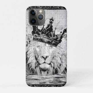 Royal black Lyon iPhone 11 Pro Case