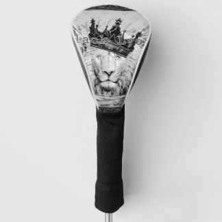 Royal black Lyon Golf Head Cover