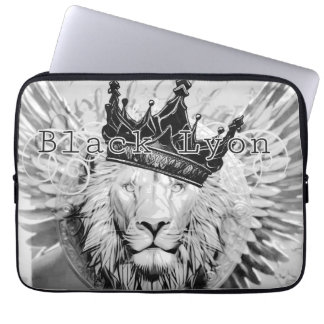 Royal black Lyon Laptop Sleeve