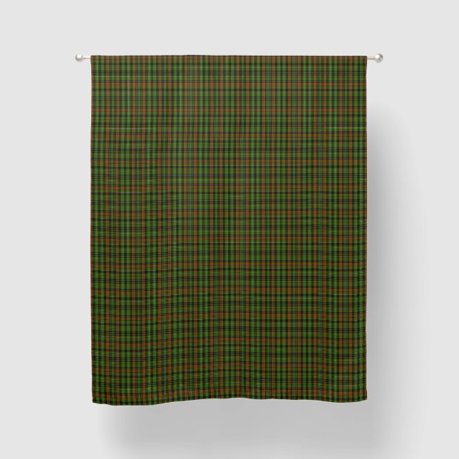 Royal Black Watch Tartan Plaid Classic Blue  Blackout Curtains (Front)