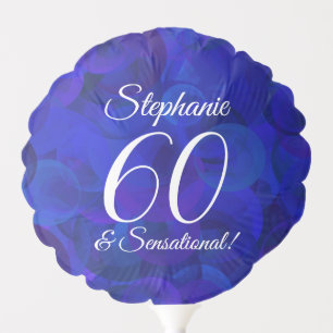 Royal Blue 60 and Sensational Birthday Party Balloon