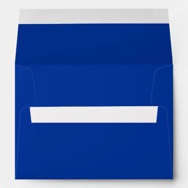 Royal Blue A7 5x7 Inside Color Envelope (Back (Bottom))