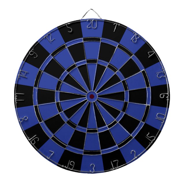 Royal Blue And Black Dart Board (Front)