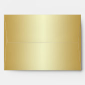 Royal Blue and Gold Floral Envelope fits 5x7 Sizes (Back (Top Flap))