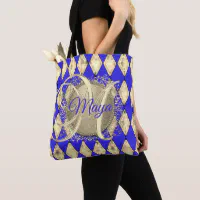 Monogram Tote - Royal Blue