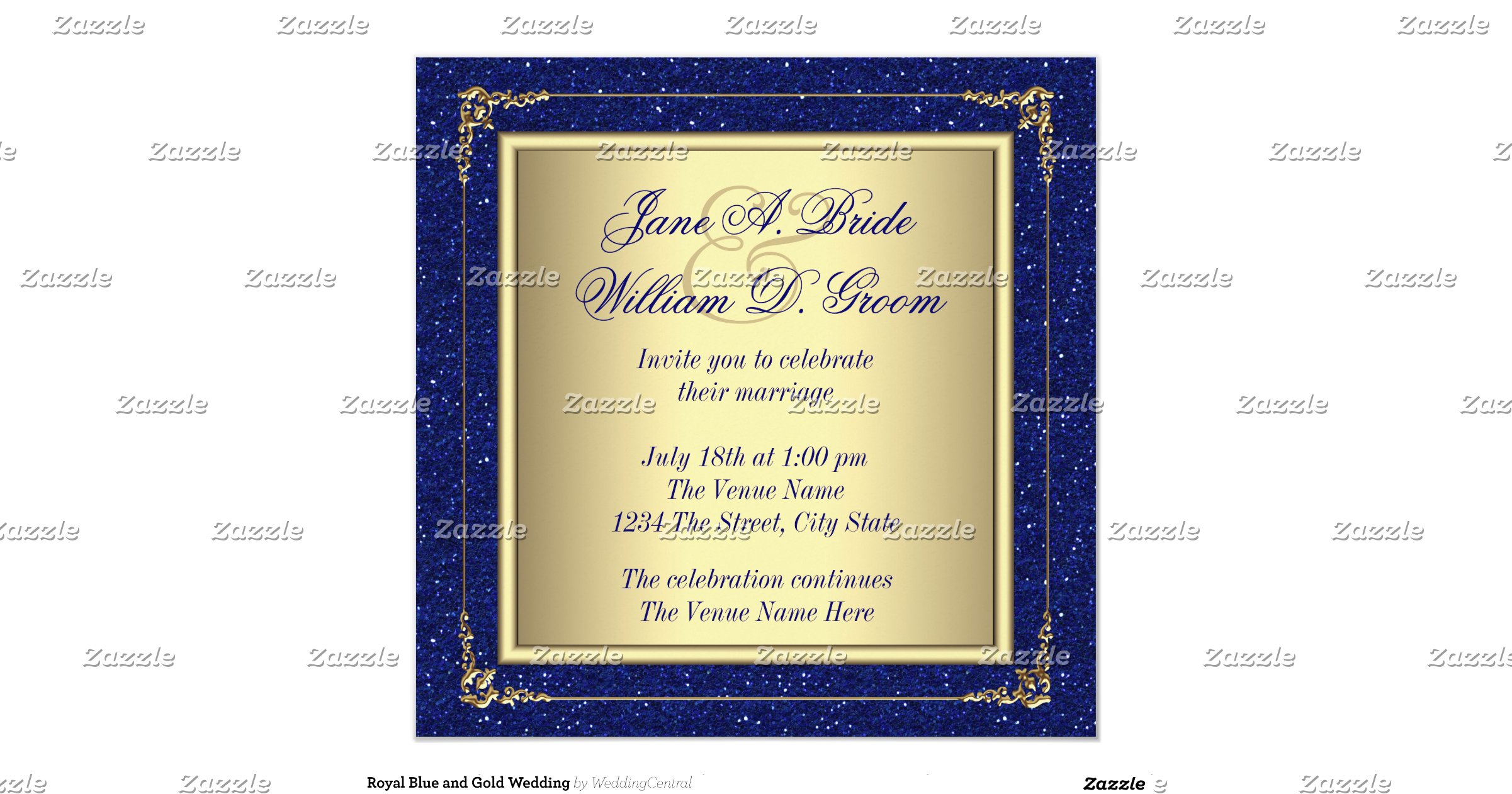 Twinkle Twinkle Little Star Invitations: Royal Blue And ...