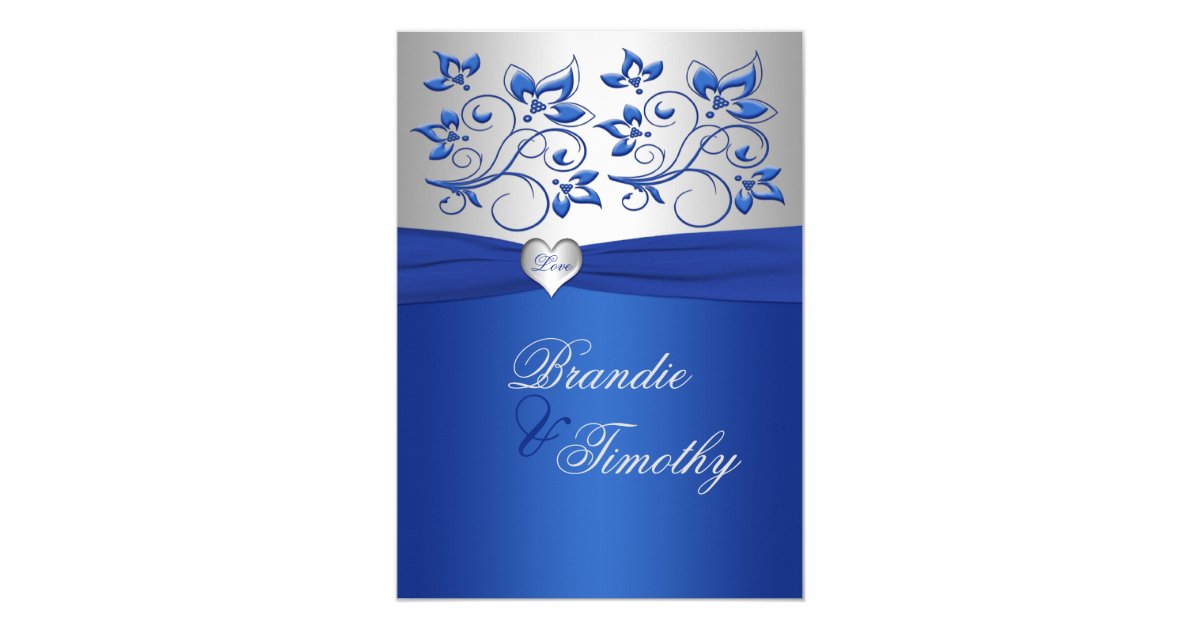 wedding invitations royal blue and silver royal blue and silver wedding invitation zazzle wedding invitations royal blue and silver royal blue and silver wedding invitation zazzle
