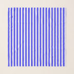 Royal blue and white candy stripes scarf<br><div class="desc">Royal blue and white candy stripes</div>