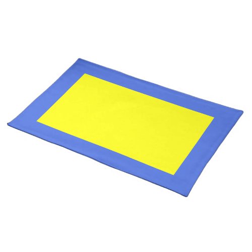 Royal Blue and Yellow Placemat