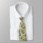 Royal Blue And Yellow Vintage Paisley Pattern Neck Tie<br><div class="desc">Royal-blue and yellow vintage paisley pattern. Design is available on other products and can be requested on any product offered by zazzle. Request any color of this design by email.</div>