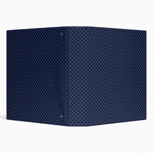Royal Blue Automotive Carbon Fiber Weave Style Binder