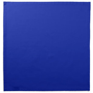 Royal Blue Background on a Napkin