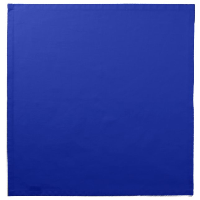 Royal Blue Background on a Napkin (Front)