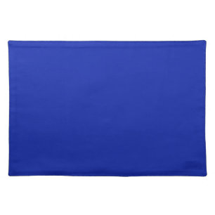 Royal Blue Background on a Placemat