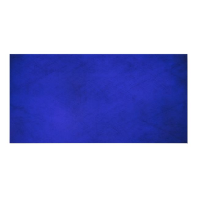 Royal Blue & Black Backgrounds Card (Front)