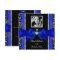 Royal Blue Bow Birthday Party Black Silver Photo 2