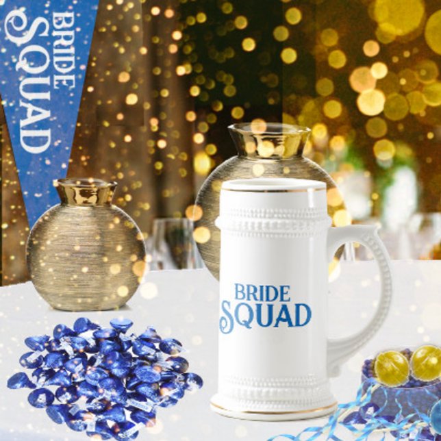 Royal Blue Bride Squad  Beer Stein (Creator Uploaded)
