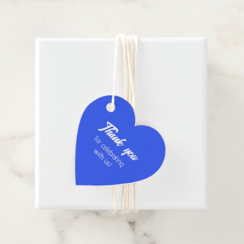 Royal Blue Bride Squad Thank You Favor Tags