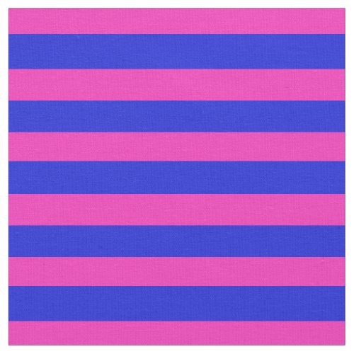 Royal blue Bright pink stipe stripes Fabric