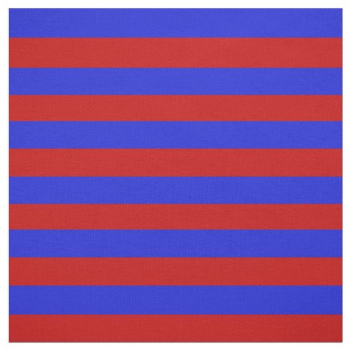 Royal blue bright red stipe stripes fabric