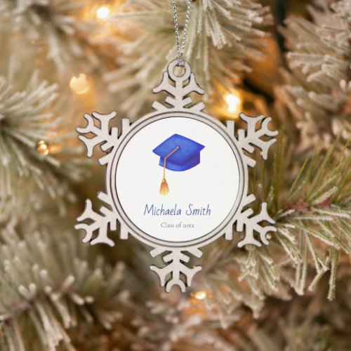 Royal Blue Cap Graduation Christmas
