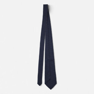 Royal Blue Carbon Fiber Print Neck Tie