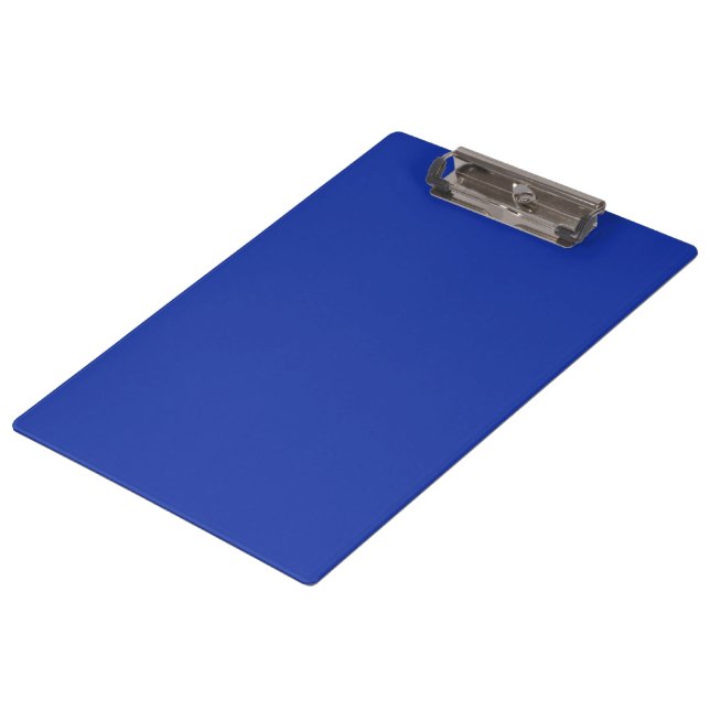 Royal Blue Clipboard (Angled)