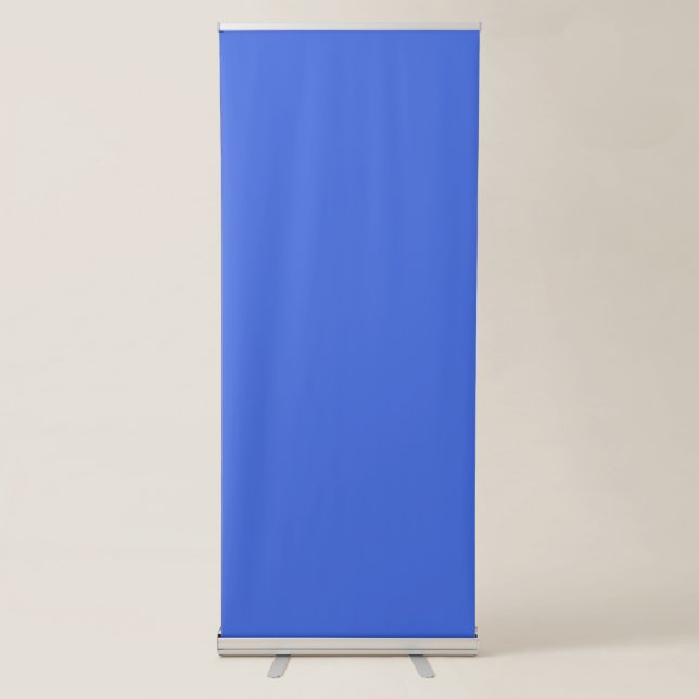Royal blue colour  retractable banner (Front)