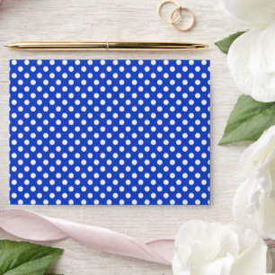 Royal Blue Combination Polka Dots by STaylor Envelope