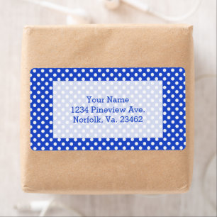 Royal Blue Combination Polka Dots by STaylor Label