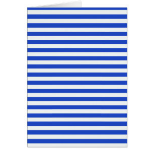 Royal Blue Combination Stripes by Shirley Taylor Cards