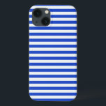 Royal Blue Combination Stripes by Shirley Taylor iPhone 13 Case<br><div class="desc">Royal blue combination stripes Case-Mate Barely There Galaxy Note 4 case. Click on the customize button to add your text. Image can be rotated or re-sized. Images Copyright © Shirley Taylor. All Rights Reserved.</div>