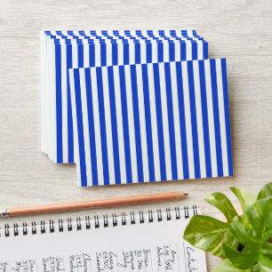 Royal Blue Combination Stripes by Shirley Taylor Envelope