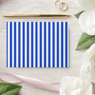 Royal Blue Combination Stripes by Shirley Taylor Envelope