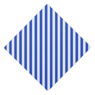 Royal Blue Combination Stripes by Shirley Taylor Graduation Cap Topper