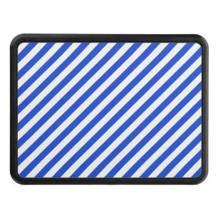 Royal Blue Combination Stripes by Shirley Taylor Hitch Cover