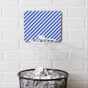Royal Blue Combination Stripes by Shirley Taylor Mini Basketball Hoop