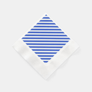 Royal Blue Combination Stripes by Shirley Taylor Napkins