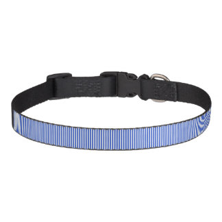 Royal Blue Combination Stripes by Shirley Taylor Pet Collar