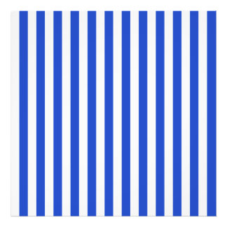 Royal Blue Stripes Art & Framed Artwork | Zazzle