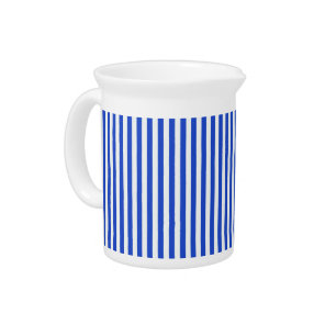 Royal Blue Combination Stripes by Shirley Taylor Pitcher