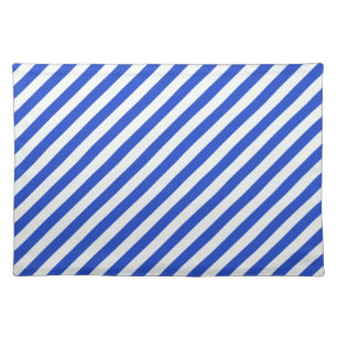 Royal Blue Combination Stripes by Shirley Taylor Placemat
