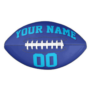 ROYAL BLUE Custom Football