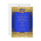 Royal Blue Damask Gold Crown Baby Shower Boy SMALL