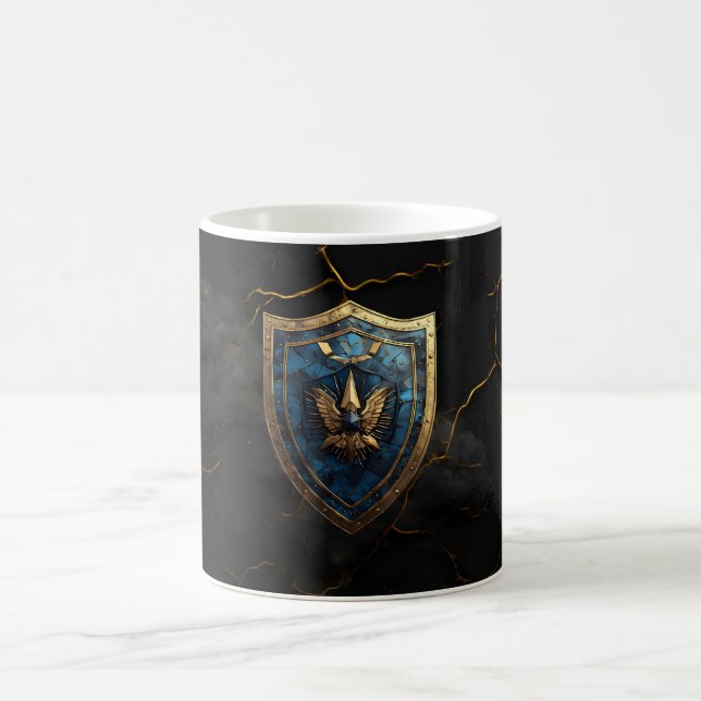 Royal Blue Eagle Crest Gaming    Coffee Mug (Center)