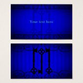 Royal blue elegance (Front & Back)