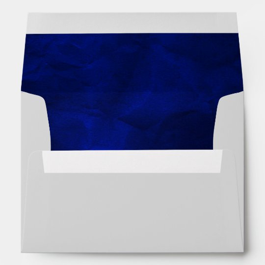 Royal Blue Elegant Silver Wedding Envelope Zazzle Royal Blue Elegant Silver Wedding Envelope